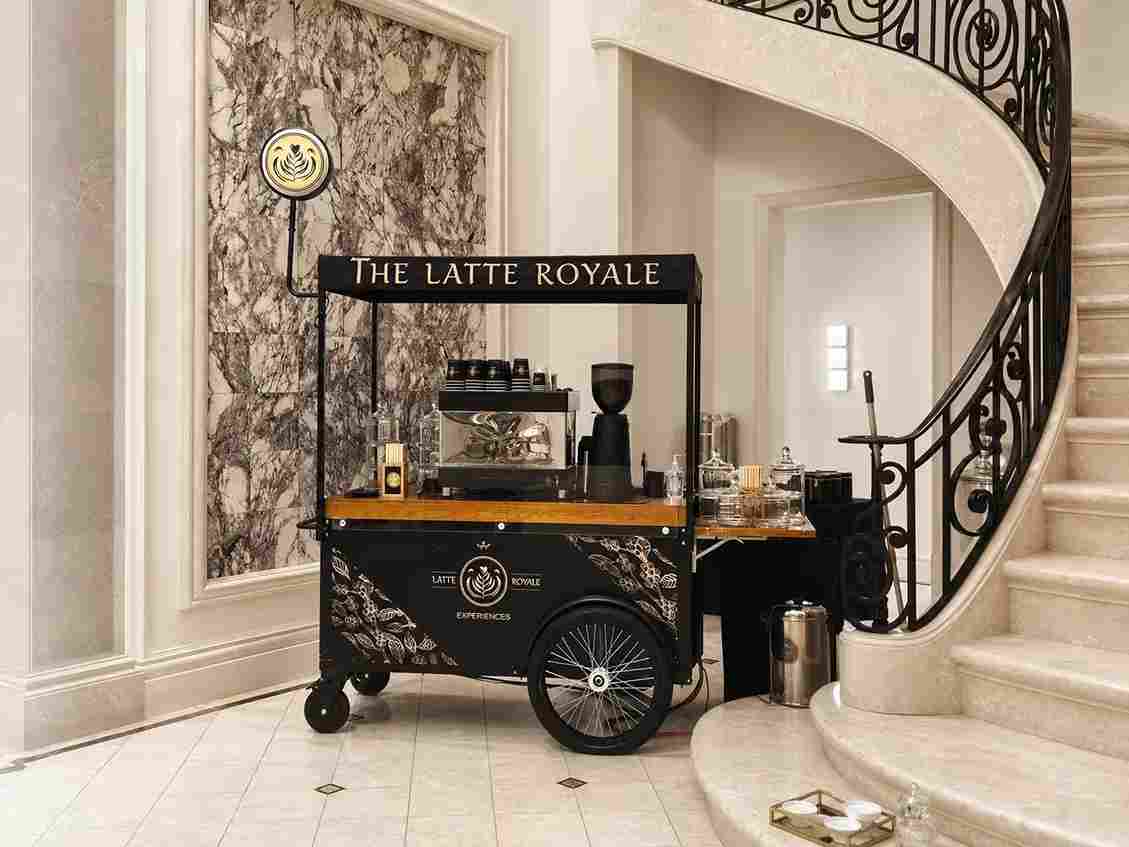 Luxury coffee catering setup