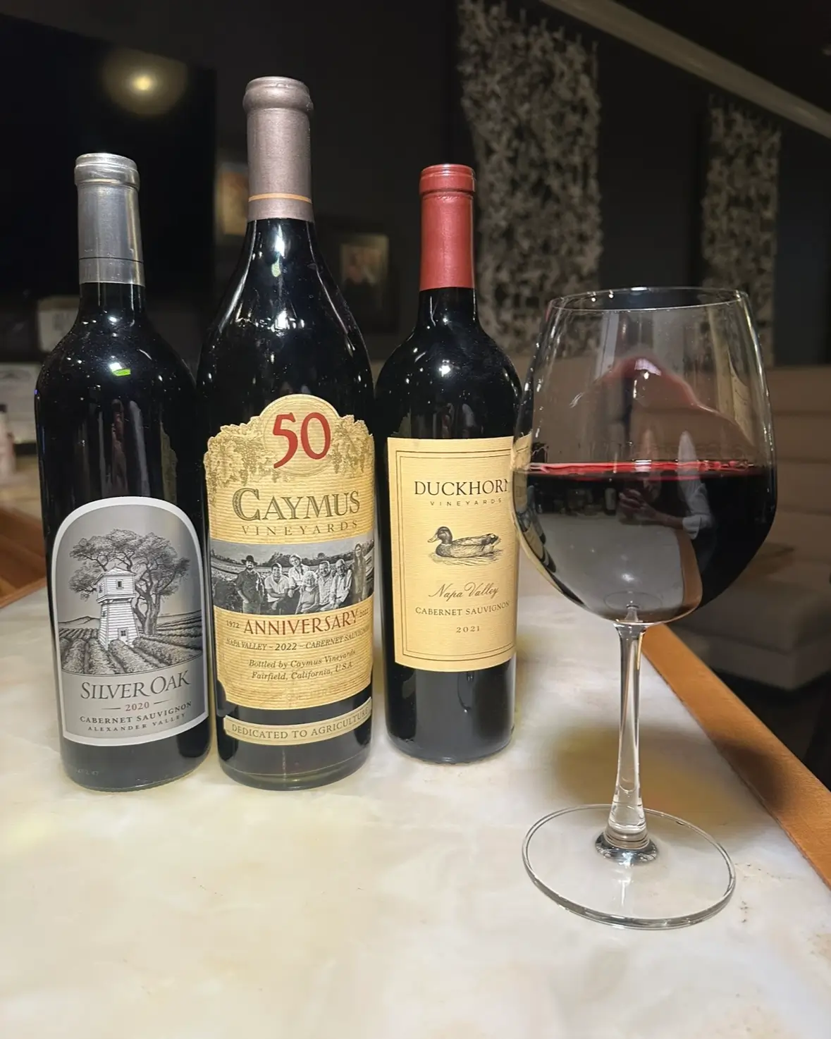 Wine selection at Heirloom