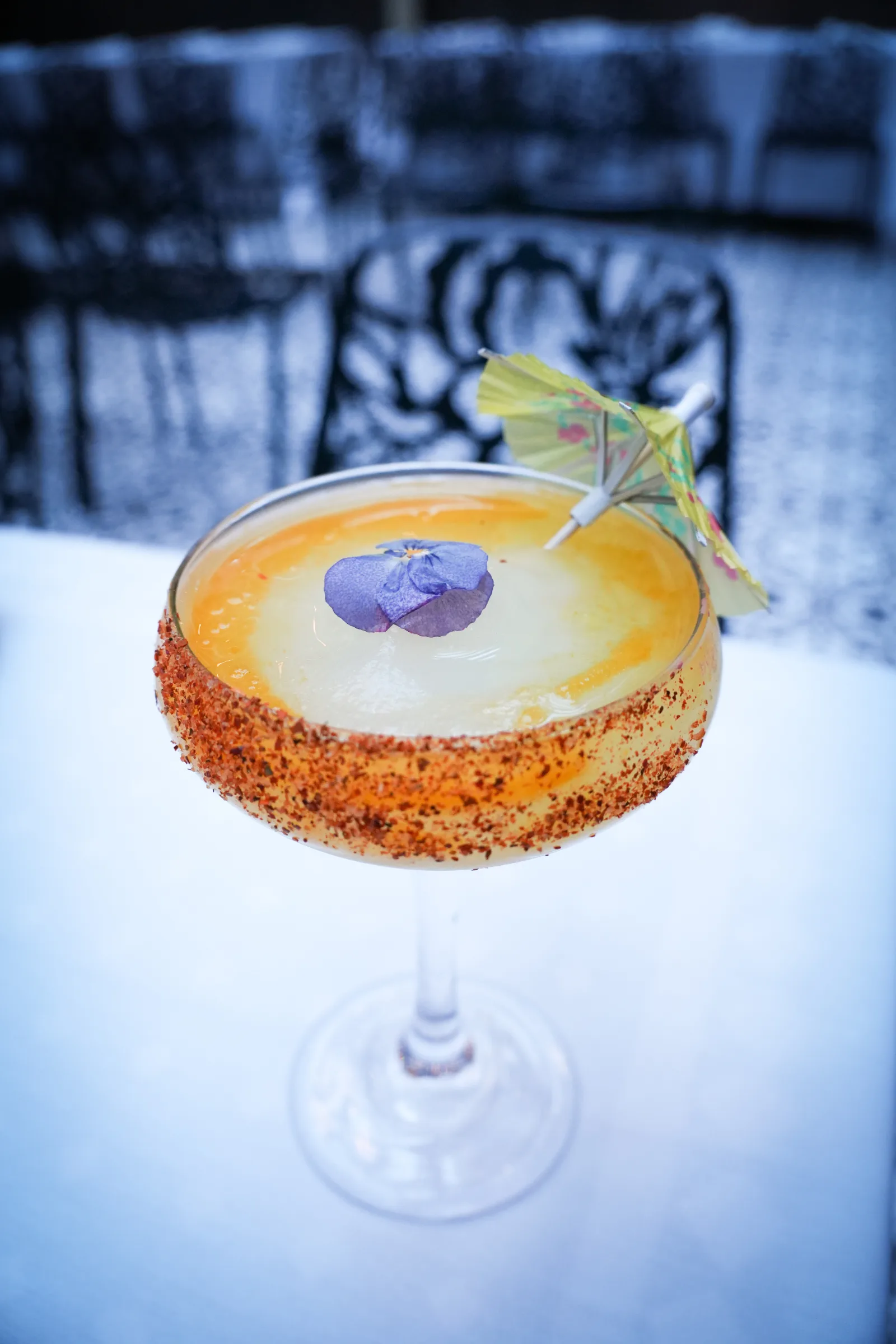 Happy hour drinks and bites at SAINT in East Village, NYC