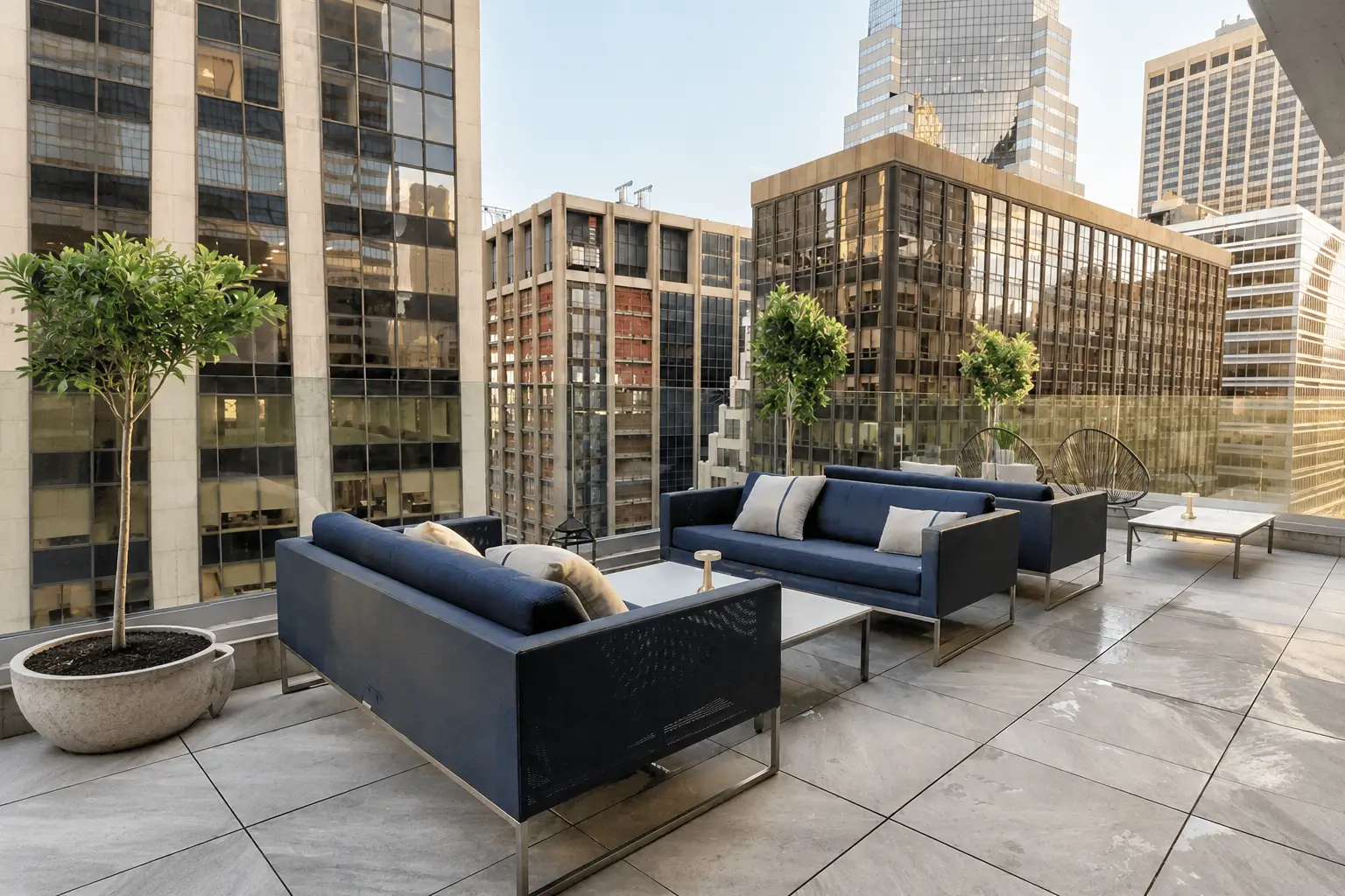 Highwater Rooftop overlooking Manhattan