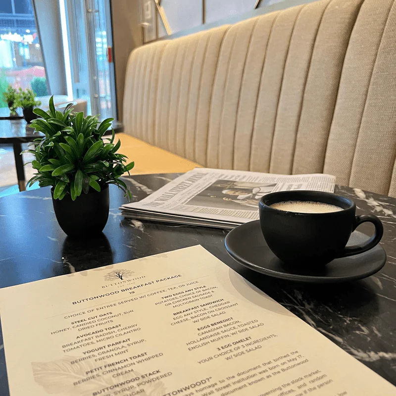 Buttonwood dining room