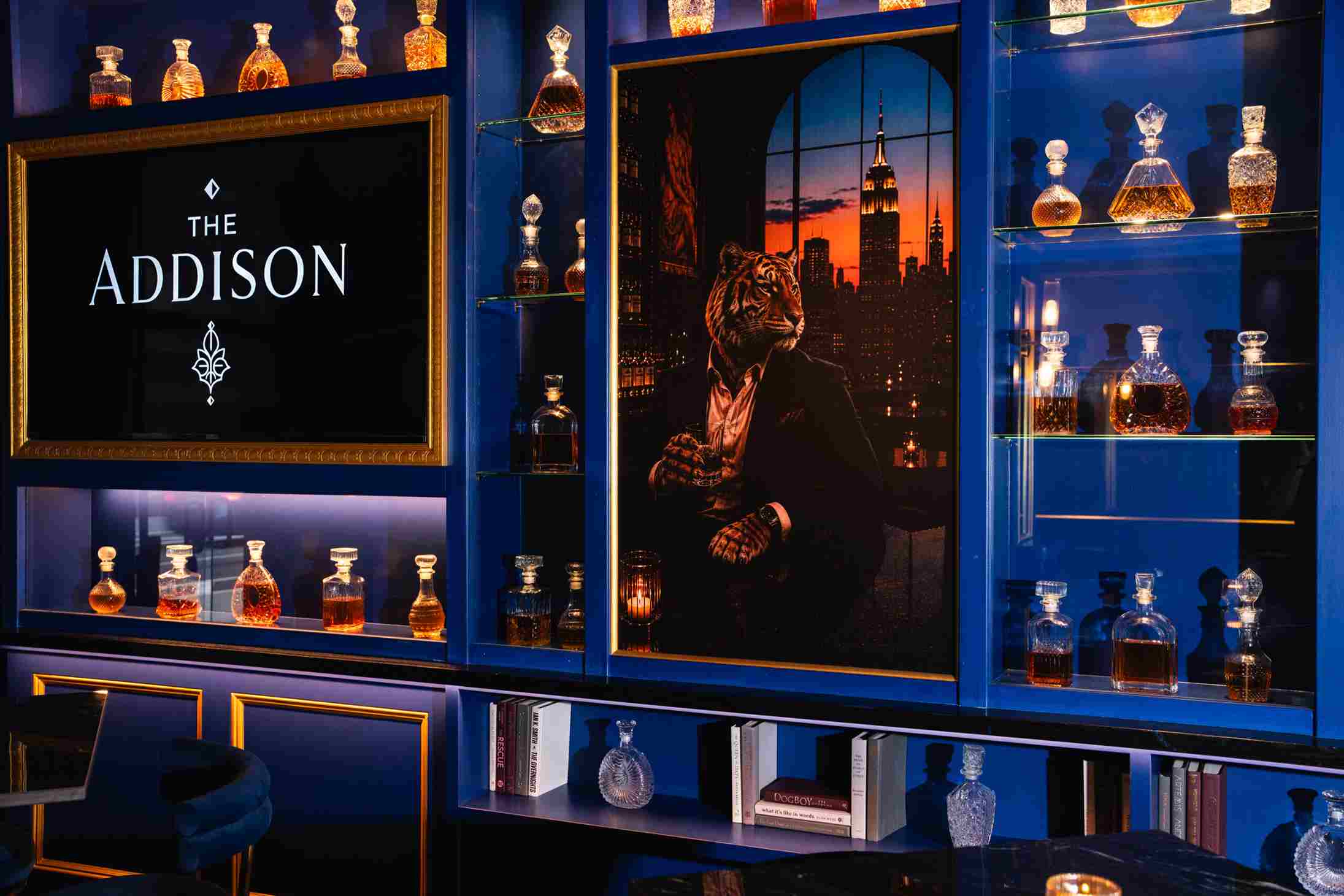 Craft cocktails and bar ritual at The Addison