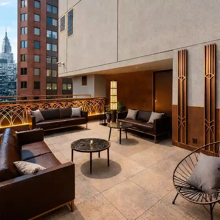 Highwater rooftop bar and skyline