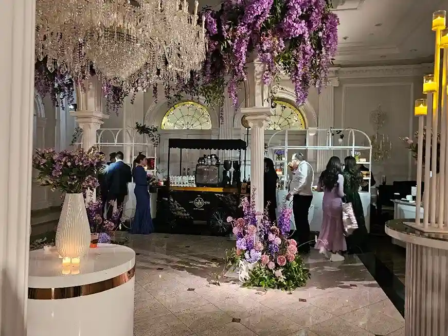 Premium coffee event setup