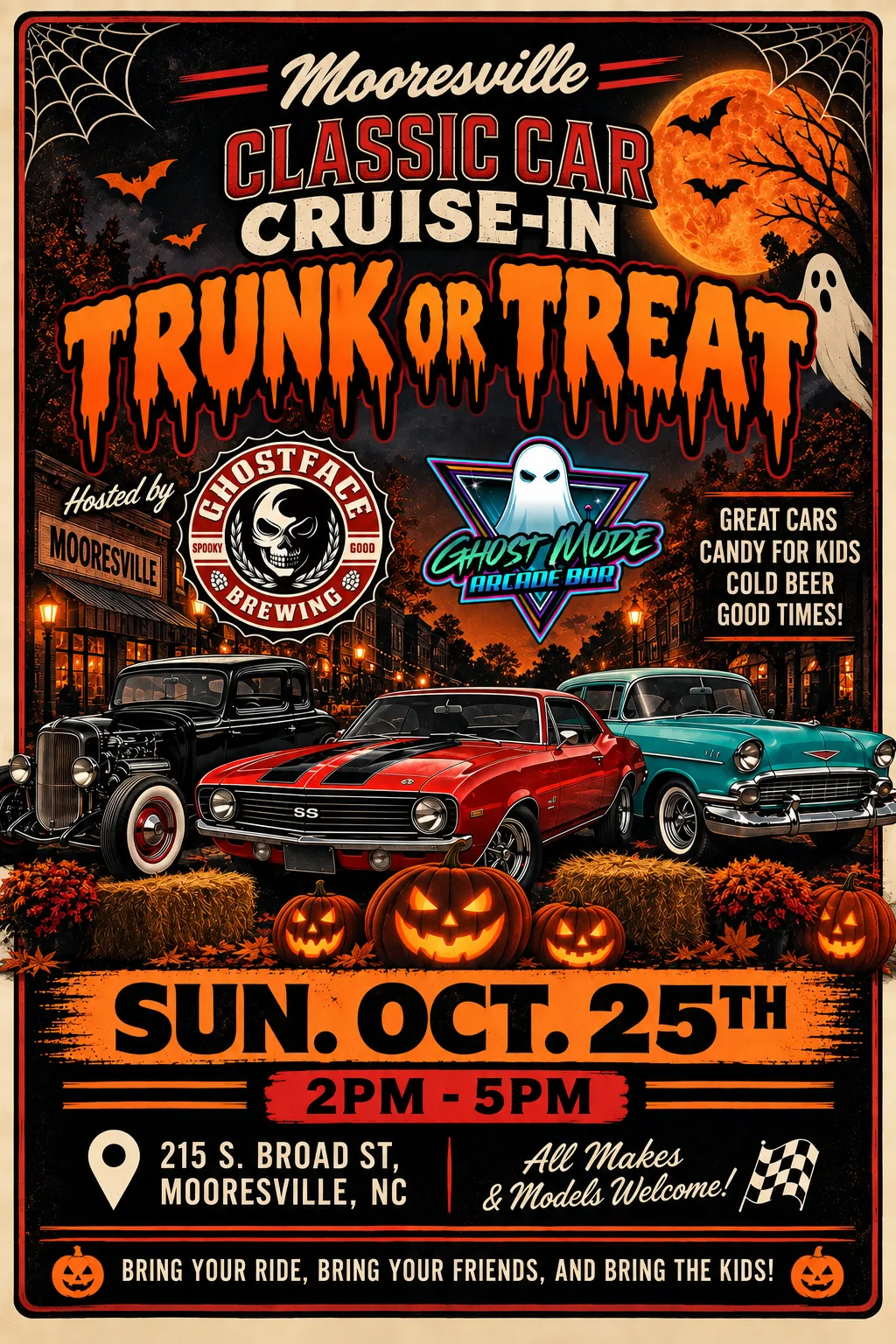 Mooresville Classic Car Cruise-In Trunk or Treat Edition