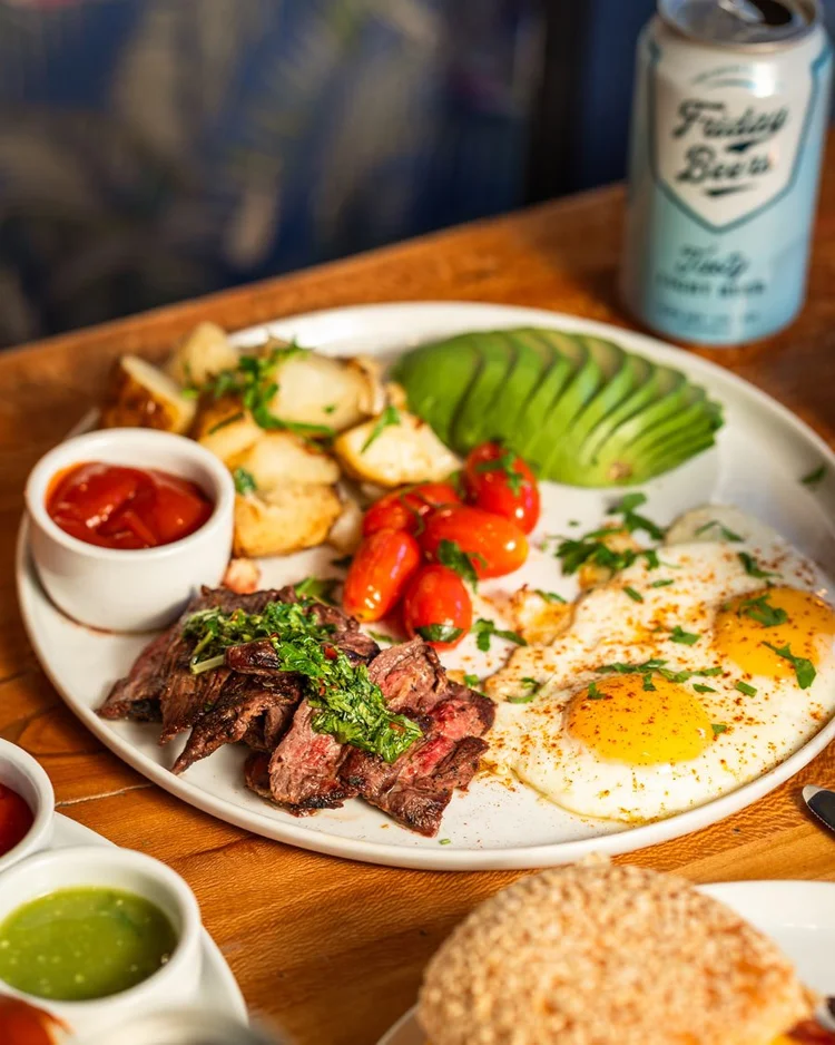 Factory 380 brunch food