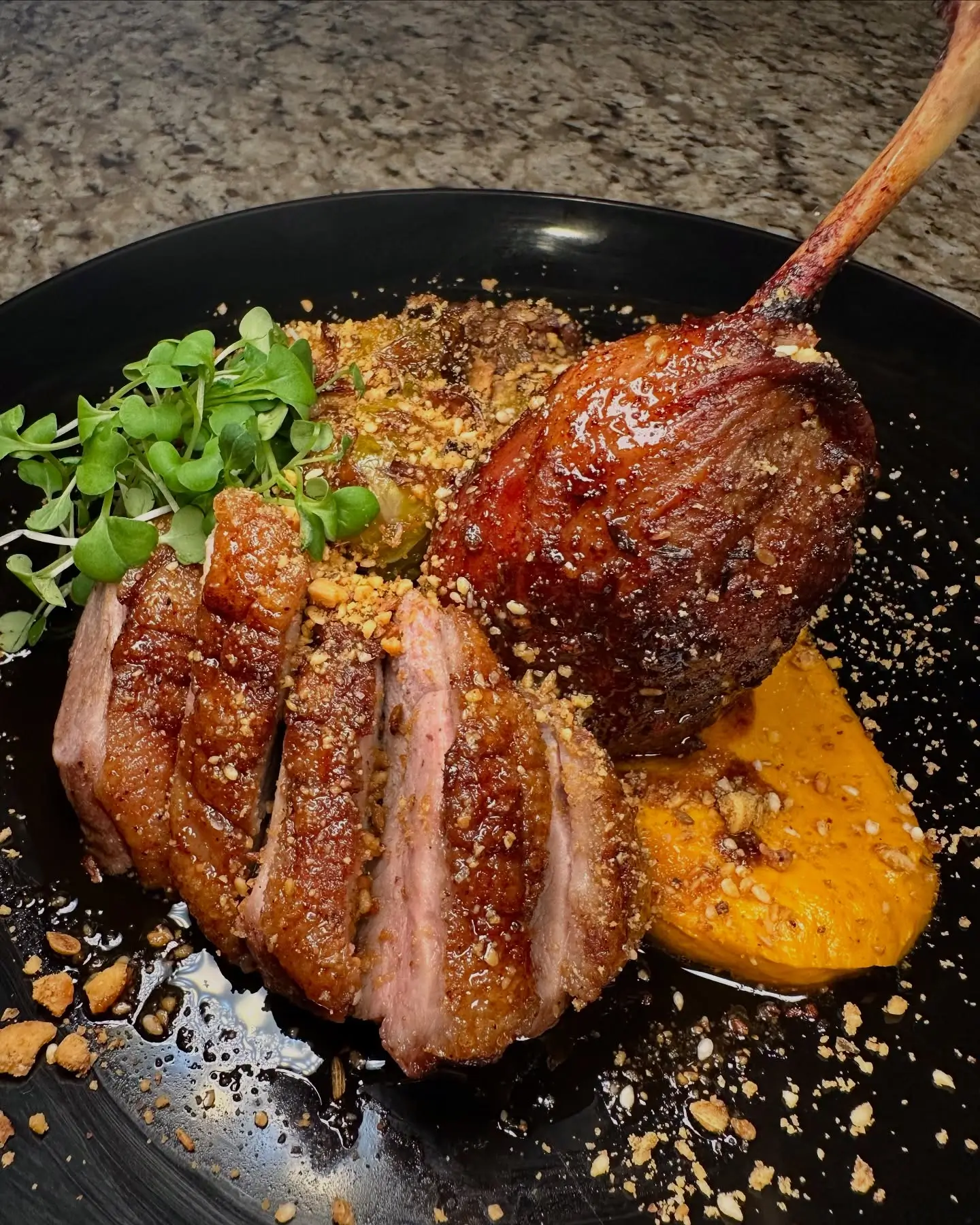Duck dish at Heirloom