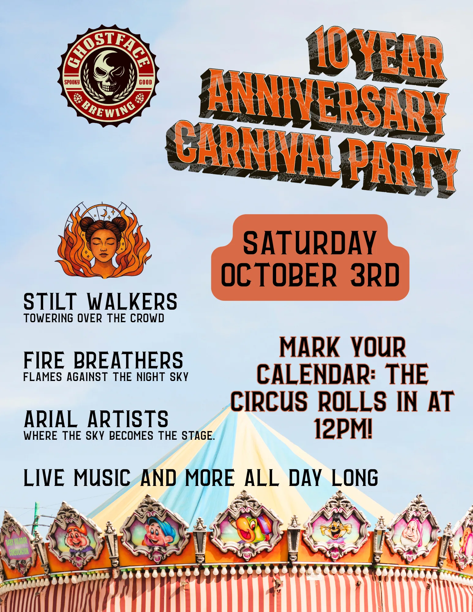 10 Year Anniversary Carnival Party!